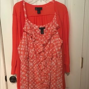 Lane Bryant sundress/ matching cardi